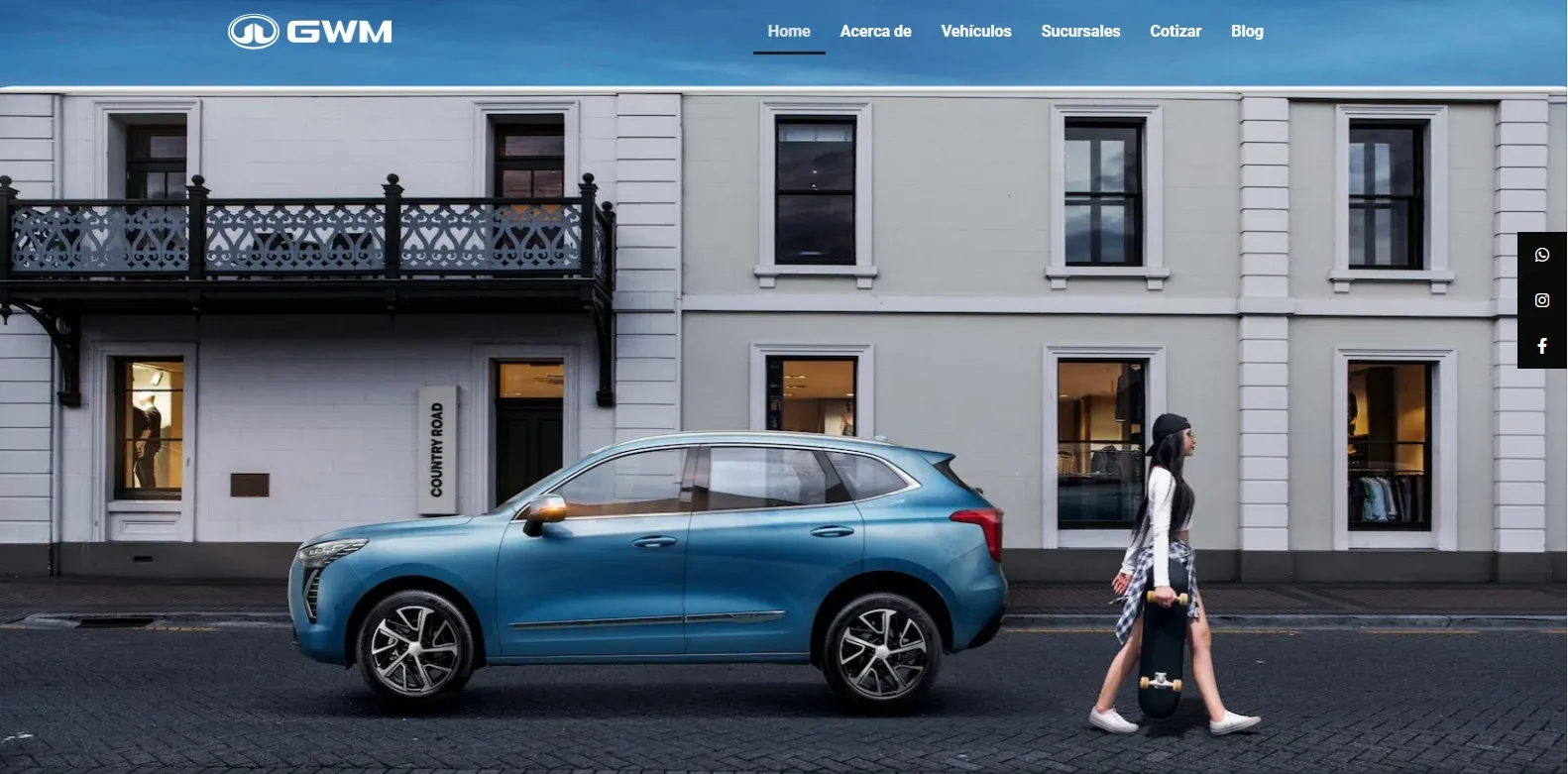 Great Wall Motors - Nicaragua website preview
